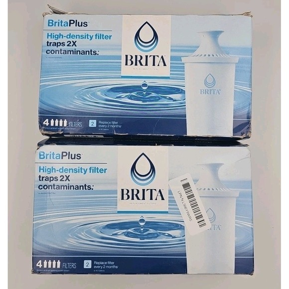 Brita Other - Brita Plus Water Pitcher Filters 2 Boxes – 8 Total Replacement Filters